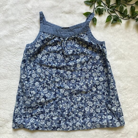 Nautica Toddler Dress 24M | Blue Floral A-Line EUC - Picture 1 of 16